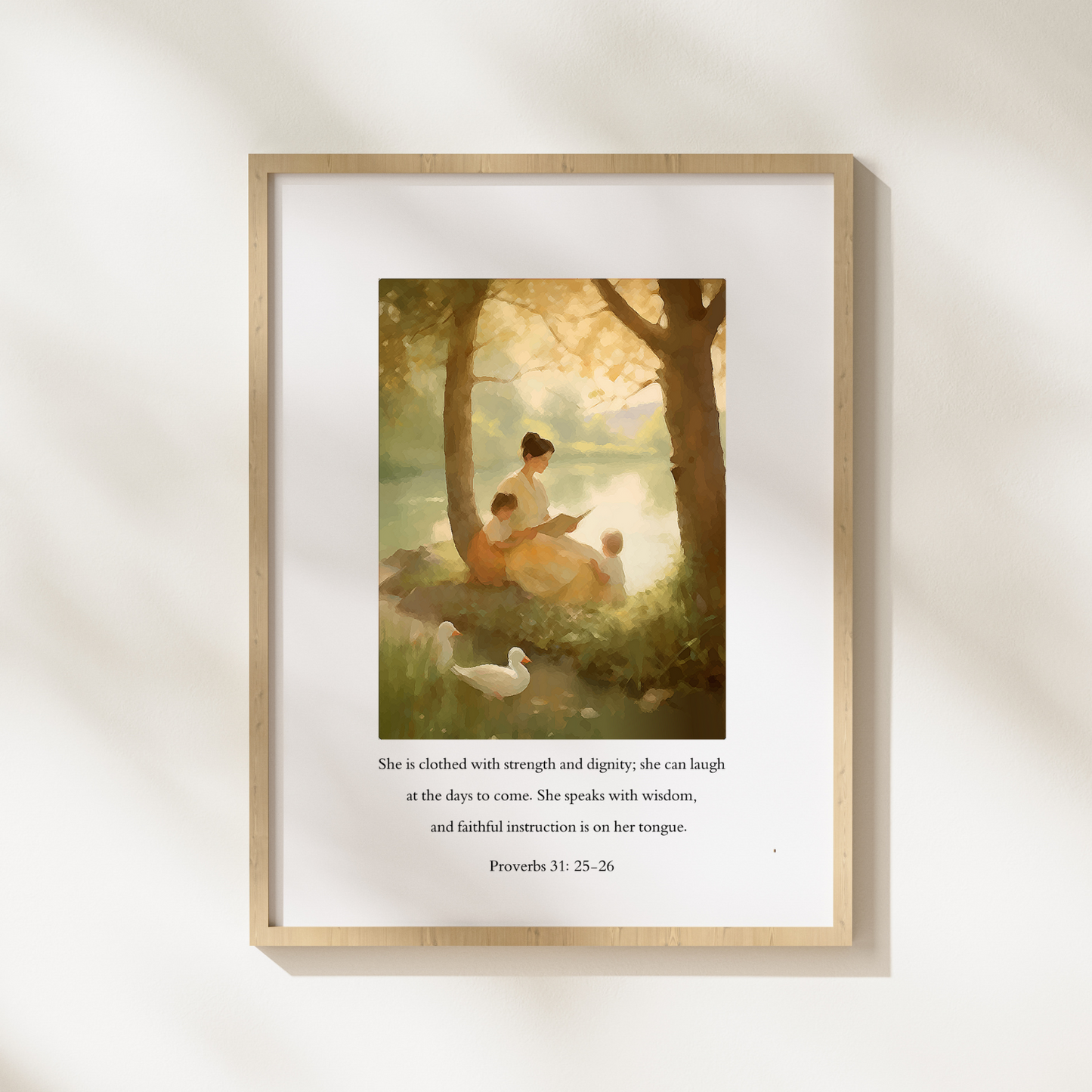By the Pond - Premium Print