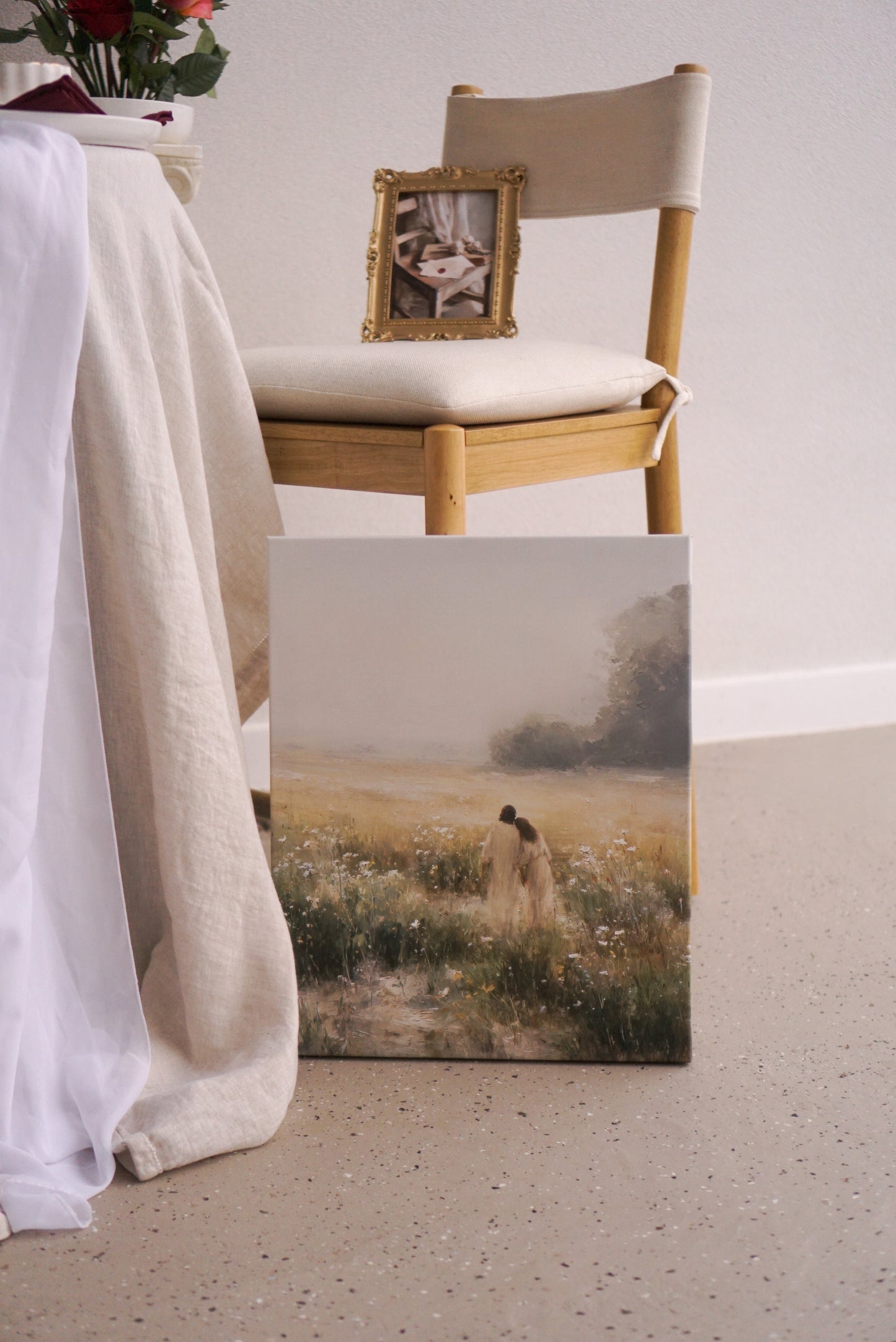 Leaning on my Beloved - Canvas