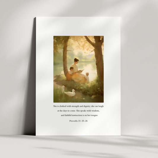 By the Pond - Premium Print