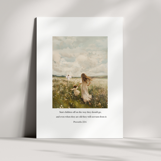 Following Him - Premium Print